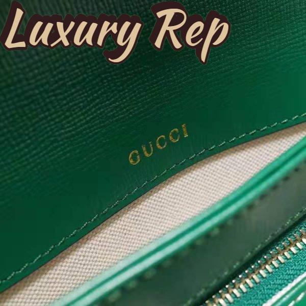 Replica Gucci Women Gucci Horsebit 1955 Small Shoulder Bag Bright Green Leather 11