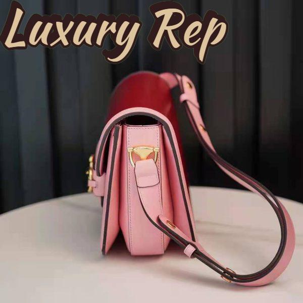 Replica Gucci Women Gucci Horsebit 1955 Small Shoulder Bag Dark Red Leather 7