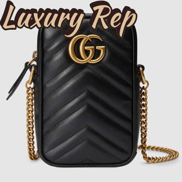 Replica Gucci GG Women GG Marmont Mini Bag Matelassé Chevron Leather 3