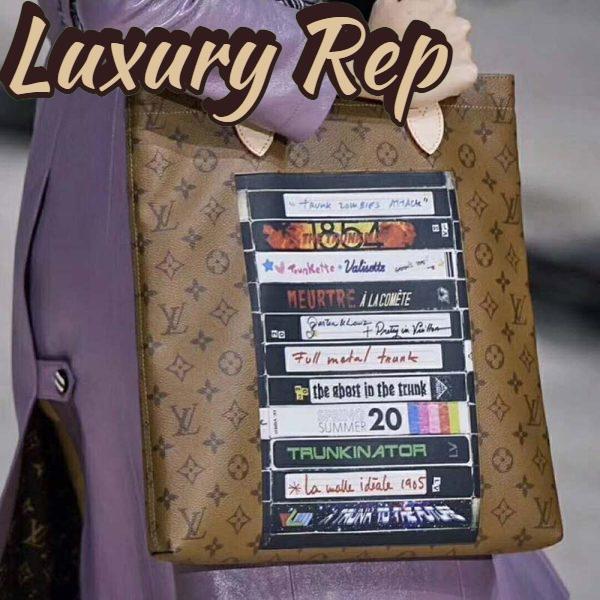 Replica Louis Vuitton LV Women Carry It Signature Monogram Reverse Canvas 9