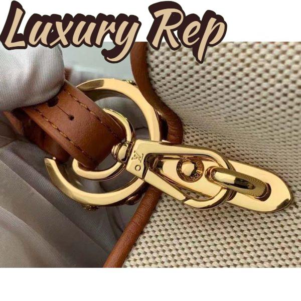 Replica Louis Vuitton LV Women Capucines MM Handbag Caramel Brown Taurillon Leather Canvas 10