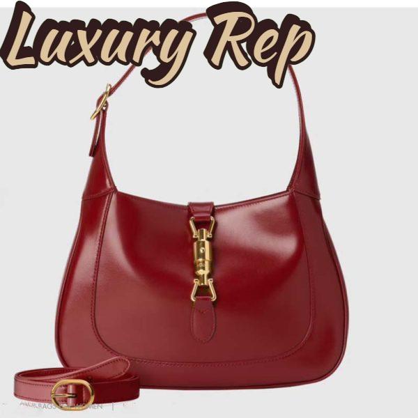Replica Gucci Women Jackie 1961 Small Shoulder Bag Red Leather