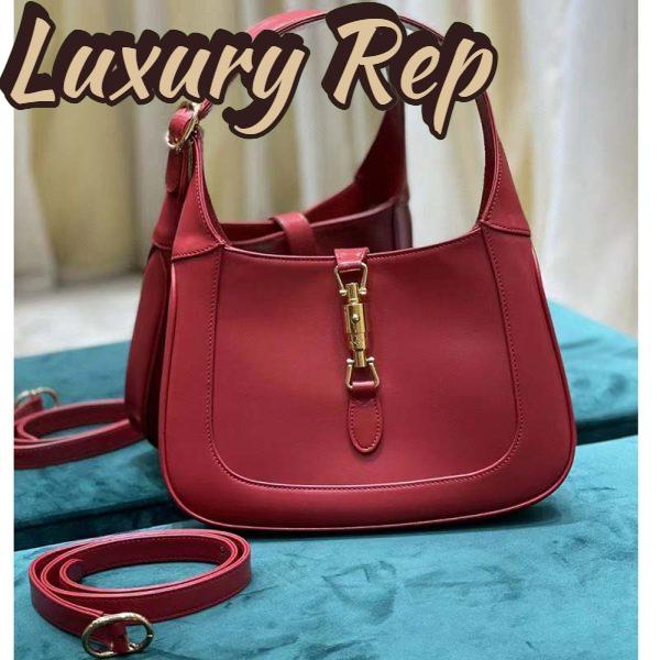 Replica Gucci Women Jackie 1961 Small Shoulder Bag Red Leather 3
