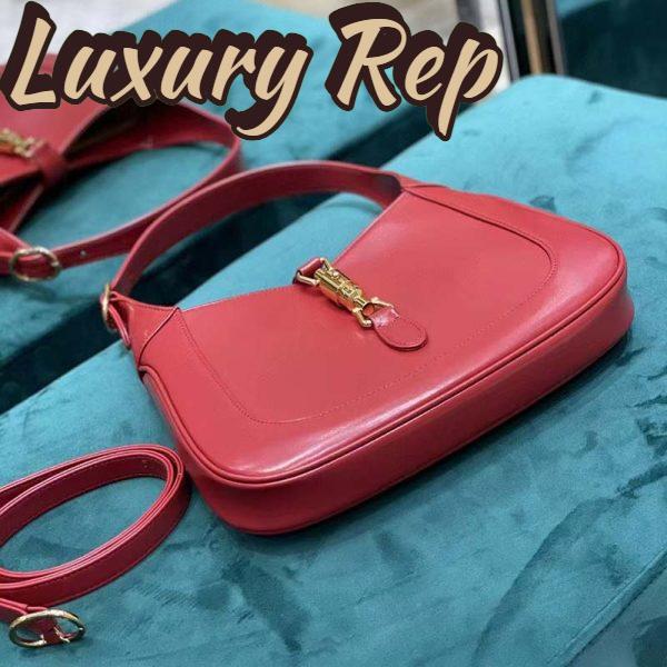Replica Gucci Women Jackie 1961 Small Shoulder Bag Red Leather 6