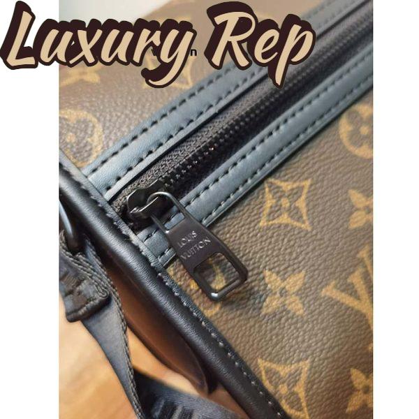 Replica Louis Vuitton LV Unisex Archy Messenger GM Bag Monogram Macassar Coated Canvas 11