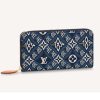 Replica Louis Vuitton LV Unisex Since 1854 Zippy Wallet Monogram Flowers Canvas Cowhide-Leather