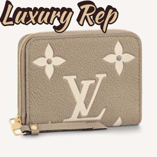 Replica Louis Vuitton LV Unisex Zippy Coin Purse Monogram Empreinte Embossed Supple Grained Cowhide