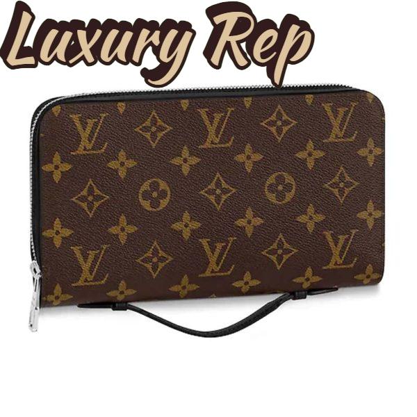 Replica Louis Vuitton LV Unisex Zippy XL Wallet Coated Monogram Canvas