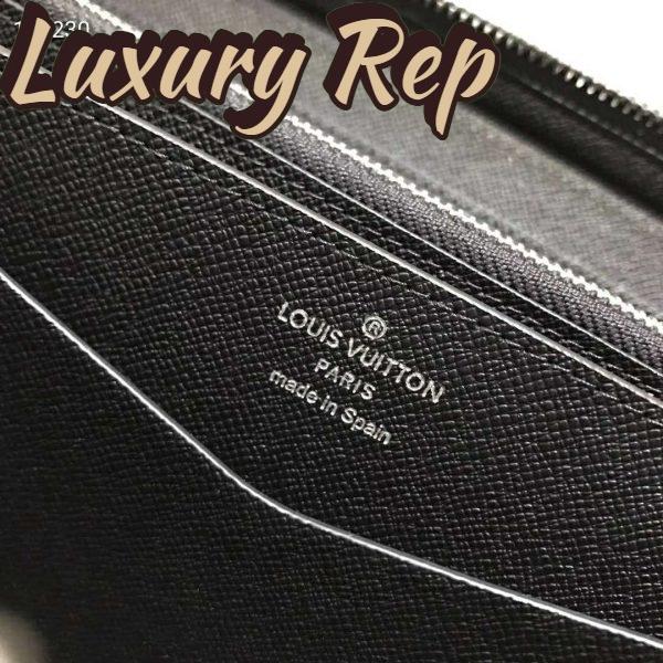 Replica Louis Vuitton LV Unisex Zippy XL Wallet Coated Monogram Canvas 11