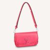 Replica Louis Vuitton LV Women Buci Crossbody Pink Epi Grained Smooth Cowhide Leather