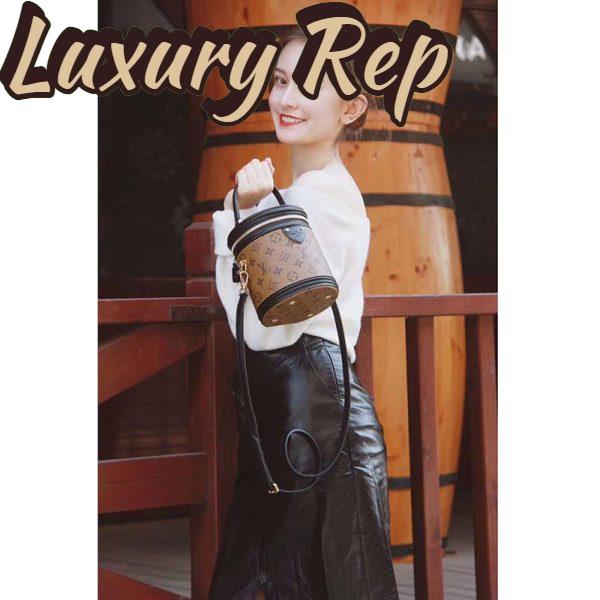 Replica Louis Vuitton LV Women Cannes Handbag in Monogram and Monogram Reverse Coated Canvas 12