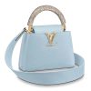 Replica Louis Vuitton LV Women Capucines Mini Handbag Taurillon Ayers Snakeskin