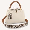 Replica Louis Vuitton LV Women Capucines MM Handbag Cream Taurillon Leather