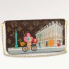 Replica Louis Vuitton LV Women Félicie Pochette Pink Brown Monogram Coated Canvas