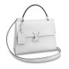 Replica Louis Vuitton LV Women Grand Palais Tote Bag Dove Monogram Embossed Grained Cowhide 14