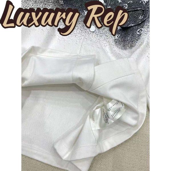 Replica Louis Vuitton Men LV Workwear Shirt Cotton Grey Loose Fit 10