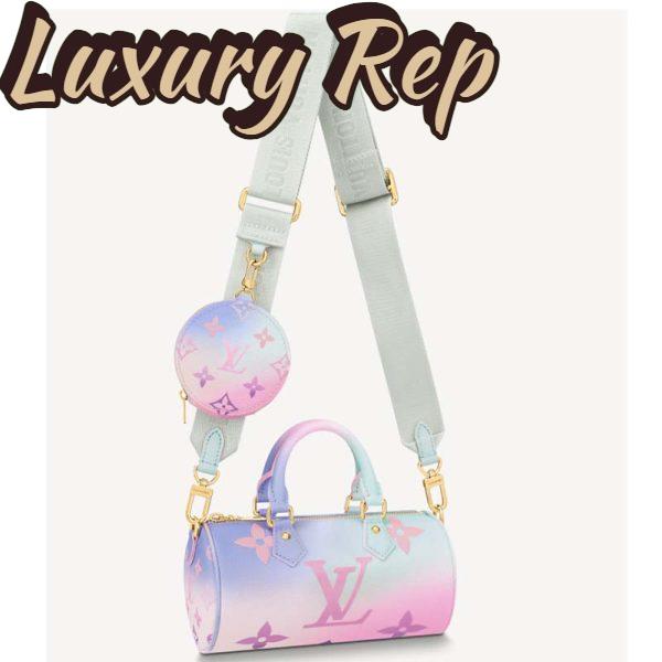 Replica Louis Vuitton LV Women Papillon BB Handbag Sunrise Pastel Monogram Coated Canvas 2