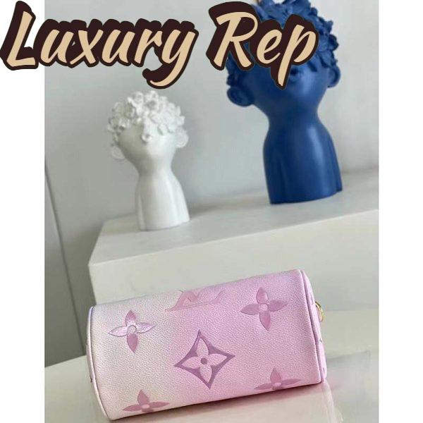 Replica Louis Vuitton LV Women Papillon BB Handbag Sunrise Pastel Monogram Coated Canvas 7