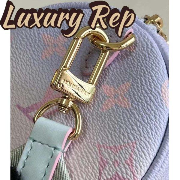 Replica Louis Vuitton LV Women Papillon BB Handbag Sunrise Pastel Monogram Coated Canvas 9