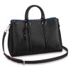 Replica Louis Vuitton LV Women Soufflot MM in Epi Leather-Black