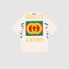 Replica Gucci GG Women Oversize T-Shirt with Gucci Blade Print-Black 13