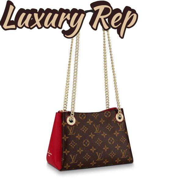 Replica Louis Vuitton LV Women Surene BB Handbag in Monogram Canvas and Grained Calf Leather 3