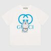 Replica Gucci Men Doraemon x Gucci Wool Sweater Red Crewneck Label On the Back 13
