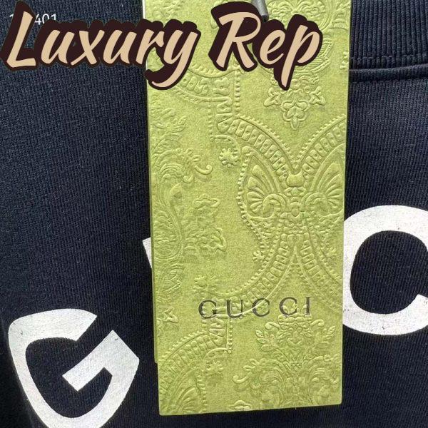Replica Gucci GG Women Cotton Jersey ‘Gucci Firenze 1921’ T-Shirt Crewneck Oversize Fit 10