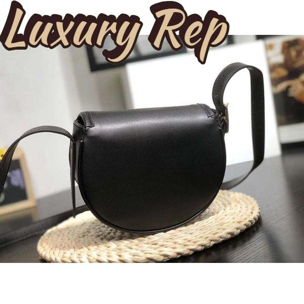 Replica Louis Vuitton LV Women Tambourin Handbag in Smooth Calf Leather-Black 6