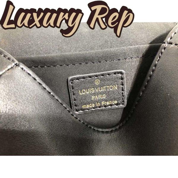 Replica Louis Vuitton LV Women Tambourin Handbag in Smooth Calf Leather-Black 10