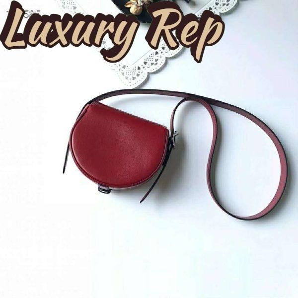 Replica Louis Vuitton LV Women Tambourin Handbag Smooth Calf Leather-Red 4