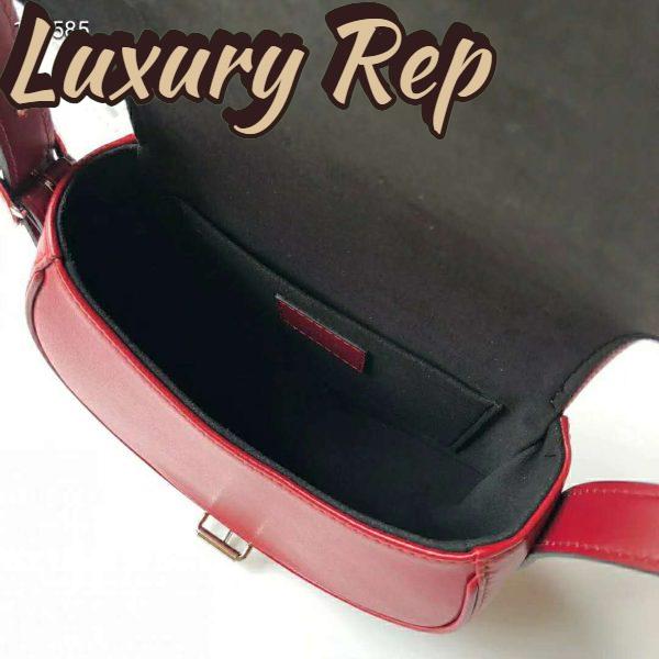 Replica Louis Vuitton LV Women Tambourin Handbag Smooth Calf Leather-Red 8