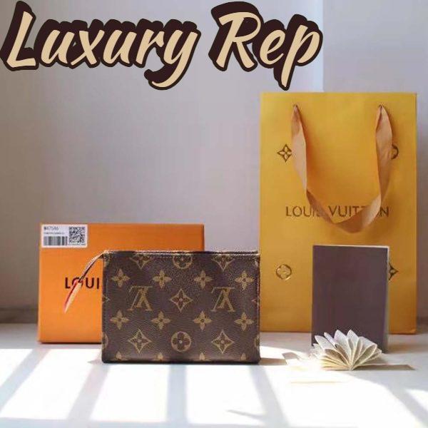 Replica Louis Vuitton LV Women Toiletry Pouch 15 Monogram Canvas M47546 3