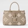 Replica Louis Vuitton LV Women Tote Bag Monogram Coated Canvas Natural Cowhide Leather 11