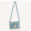 Replica Louis Vuitton LV Women Troca MM Handbag Beige Damier Quilt Lambskin Calfskin 13