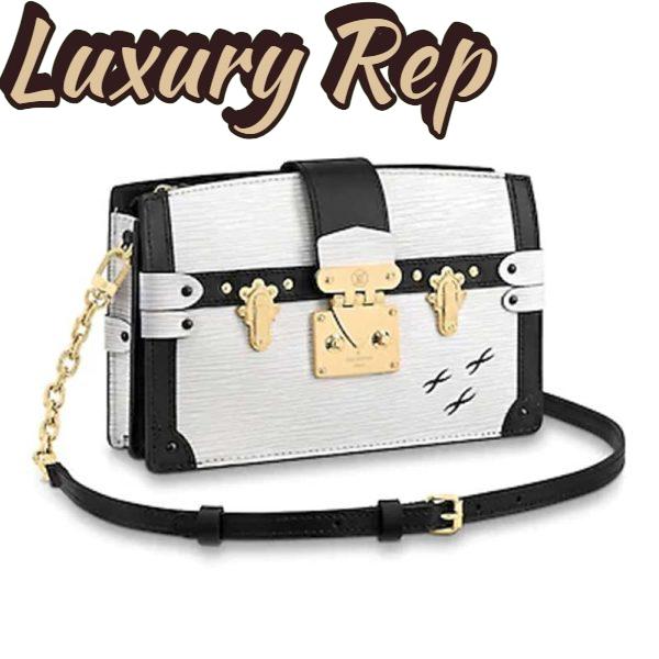 Replica Louis Vuitton LV Women Trunk Clutch Handbag in Supple Epi 3