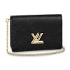 Replica Louis Vuitton LV Women Trunk Clutch Handbag in Supple Epi 6