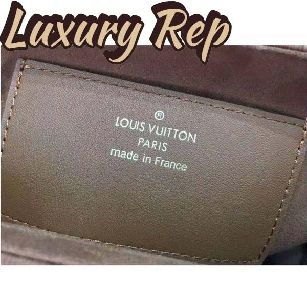 Replica Louis Vuitton LV Women Twist MM Handbag Blue Embroidered Canvas Calf Leather 10