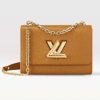 Replica Louis Vuitton LV Women Twist MM Handbag Galet Gray Epi Grained Cowhide Leather 15