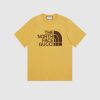 Replica Gucci Men The North Face x Gucci Print Cotton T-Shirt Jersey Crewneck Short Sleeves 13