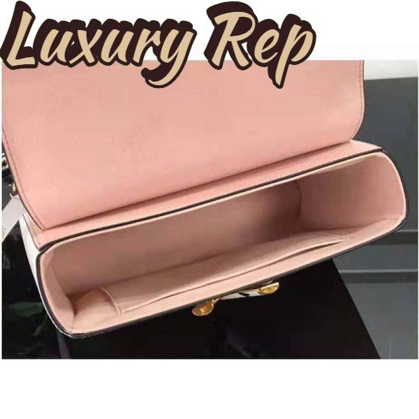 Replica Louis Vuitton LV Women Twist MM Handbag Pink Epi Smooth Grained Leather 6