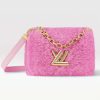 Replica Louis Vuitton LV Women Twist MM Handbag Pink Epi Smooth Grained Leather 13