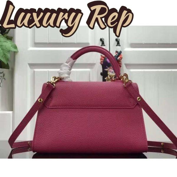 Replica Louis Vuitton LV Women Twist One Handle BB Handbag Dragon Fruit Pink Taurillon 5
