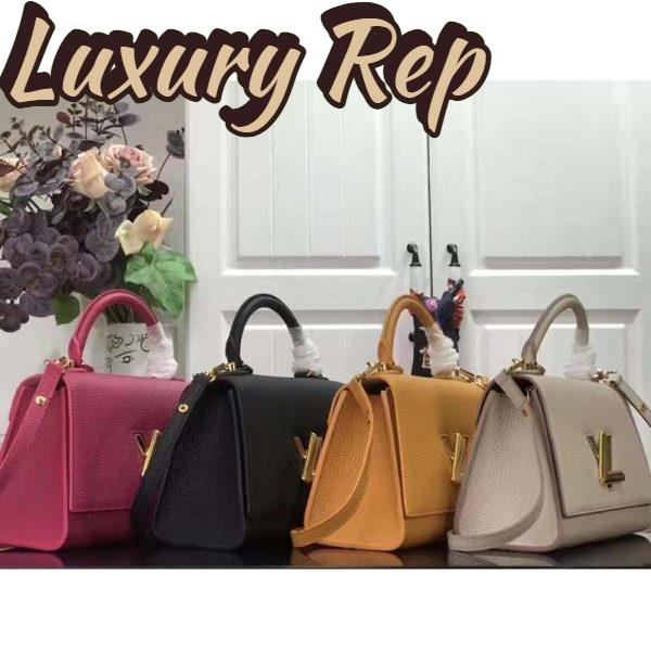 Replica Louis Vuitton LV Women Twist One Handle BB Handbag Dragon Fruit Pink Taurillon 13