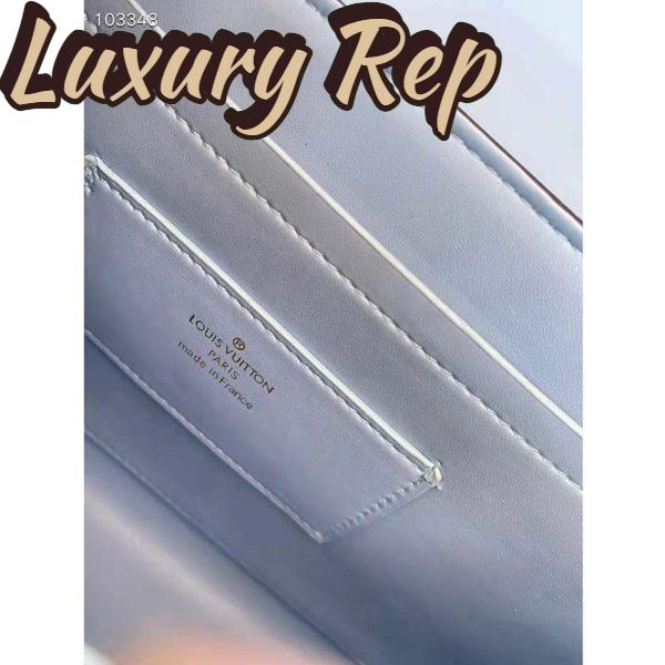 Replica Louis Vuitton LV Women Twist One Handle PM Handbag Brown Taurillon Cowhide 11