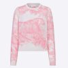 Replica Dior Women Dioraura Sweater Multicolor Cashmere Embroidered Bee Emblem Oversized Fit 16