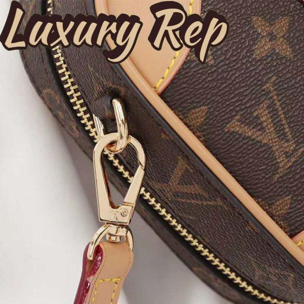 Replica Louis Vuitton LV Women Valisette BB Handbag in Monogram Canvas-Brown 11