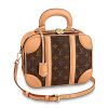 Replica Louis Vuitton LV Women Valisette BB Handbag in Monogram Canvas-Brown 12