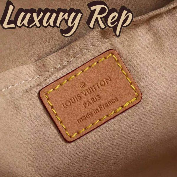 Replica Louis Vuitton LV Women Valisette PM Handbag in Monogram Canvas-Brown 9