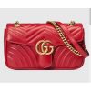Replica Gucci GG Women GG Marmont Small Matelassé Shoulder Bag-Brown 14